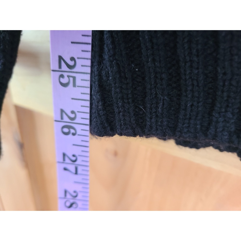Madewell Wool Blend Fair‎ Isle Scandinavian Sweater MEDIUM Scandi Black Tan M - Picture 7 of 7